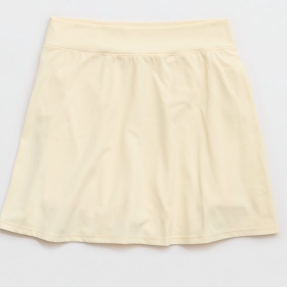 NWT OFFLINE By Aerie Real Me XTRA Mini Skort Butter Yellow Small - Picture 2 of 4